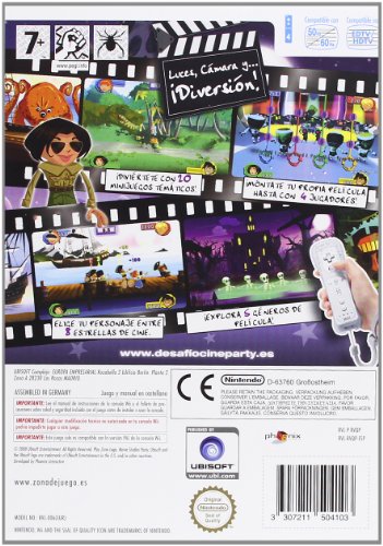 Zona De Juego: DesafíO De Cine Party WII - PAL ESP - Nuevo Zona De Juego: DesafíO De Cine Party WII - PAL ESP - Nuevo
